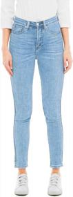 img 3 attached to Эластичные джинсы-скинни для женщин-юниоров с неподвластной времени средней посадкой - HOCAIES