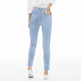 img 1 attached to Stretchy Skinny Jeans For Women Juniors With Timeless Mid-Rise Fit - HOCAIES