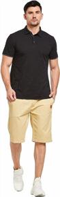 img 3 attached to Casual Cotton Beach Shorts For Men - Elastic Waist And Pockets - Perfect For Summer - JustSun
