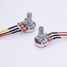img 2 attached to TWTADE 3PCS 10K Ohm Linear Taper Adjustable Rotary Potentiometer Change Resistance WH148 B10K 3 Pin With XH2.54-3P Connector Wire Cable + Black Knob Cover Cap 148-10KBK