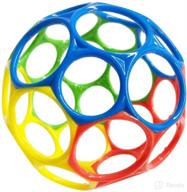 🟡 oball classic ball - vibrant red, yellow, green, blue - perfect for newborn and above! logo