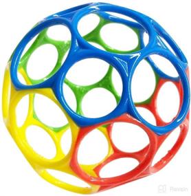 img 4 attached to 🟡 Oball Classic Ball - Vibrant Red, Yellow, Green, Blue - Perfect for Newborn and Above!