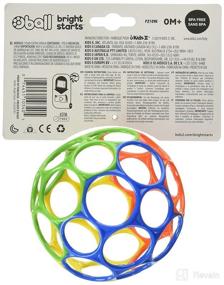 img 2 attached to 🟡 Oball Classic Ball - Vibrant Red, Yellow, Green, Blue - Perfect for Newborn and Above!