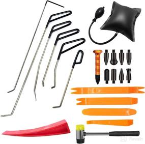 img 4 attached to 🔧 MENQANG Paintless Dent Repair Kit: Enhanced Hail Repair Toolset for Car Door Dings, 18-Piece Dent Removal Puller Set