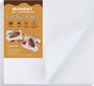 60 pack white butcher paper sheets 12x11in no wax precut for sublimation heat press wrapping meat logo