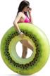 large inflatable kiwi-strawberry pool float for adults and kids - perfect summer water toy for beach, outdoor pool party and swimming activities by jasonwell logo