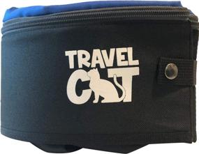 img 3 attached to TRAVEL CAT: Porta Pawty - Portable Cat Litter Box with Lid - Lightweight & Collapsible - Zippered Cover, Extra Pocket & Side Handles - Easy-Clean Seamless Liner - Ideal for Large Cats