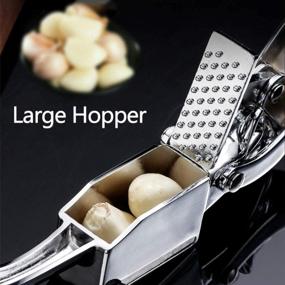 img 2 attached to Intpro Stainless Steel Garlic Press And Peeler Set - Easy-To-Use Garlic Mincer, Chopper, And Crusher For Effortless Cooking