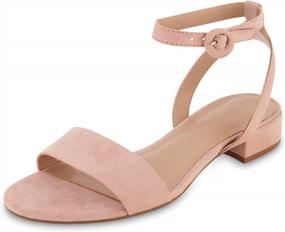 img 4 attached to CUSHIONAIRE Women'S Nila: Stylish, Comfy And Wide Widths Available Low Block Heel Sandals