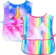 waterproof art smocks for kids - perfect toddler painting apron for artists logo