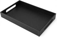 lewondr wide-handled serving tray: a versatile desktop platter for home and office organization logo