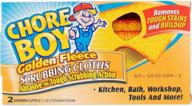 🧽 chore boy golden fleece kitchen scrubbers - 20 units (pack of 2) logo