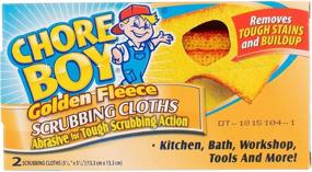 img 3 attached to 🧽 Chore Boy Golden Fleece Kitchen Scrubbers - 20 Units (Pack of 2)