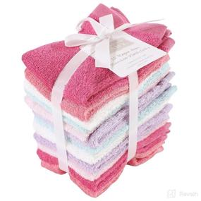 img 1 attached to Hudson Baby Unisex Bamboo Washcloths Baby Care best for Bathing