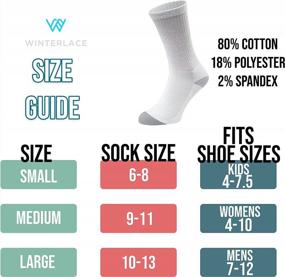 img 1 attached to Ultimate Value Pack: 72 Pairs of Cotton Crew Socks for Men and Women - Sporty Styles Galore!
