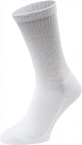 img 3 attached to Ultimate Value Pack: 72 Pairs of Cotton Crew Socks for Men and Women - Sporty Styles Galore!