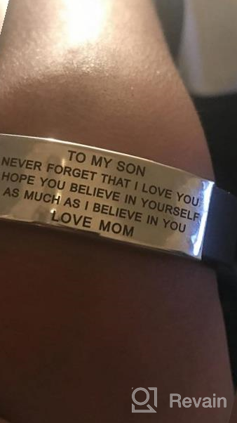 img 1 attached to 📿 Inspirational Letters Believe Bracelet for Boys - FALOGIJE Jewelry review by Marklen Baeskens