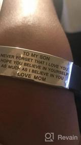 img 5 attached to 📿 Inspirational Letters Believe Bracelet for Boys - FALOGIJE Jewelry