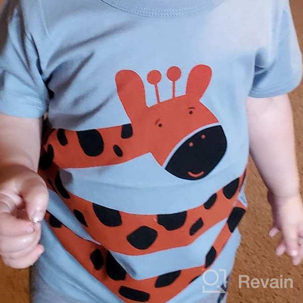 img 1 attached to Cotton Crewneck Long Sleeve Shirts 👕 Set for Toddler Boys - Tops and Tees review by Daniel Bulkley