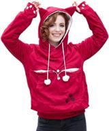 hoodies kangaroo pullover printing sweatshirt cats at apparel logo