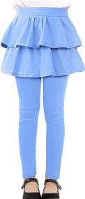 img 4 attached to 🧦 Cotton Footless Tights for Girls' Clothing: Introducing KEREDA Leggings at Leggings