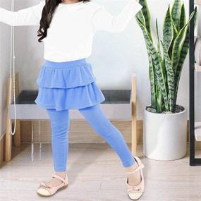 img 3 attached to 🧦 Cotton Footless Tights for Girls' Clothing: Introducing KEREDA Leggings at Leggings