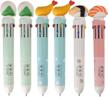 ipienlee sushi-inspired retractable ballpoint pen with 10 vibrant inks, perfect for color-coding and writing tasks logo