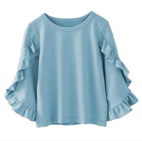 img 4 attached to 👸 Stylish Princess Blouses for Girls - Vibrant and Fashionable Tops, Tees & Blouses for a Playful Childhood