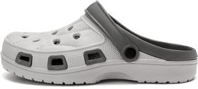 img 2 attached to Discover the Comfort and Durability of SANOSSI Men's Lightweight Outdoor Sandals - Mules & Clogs