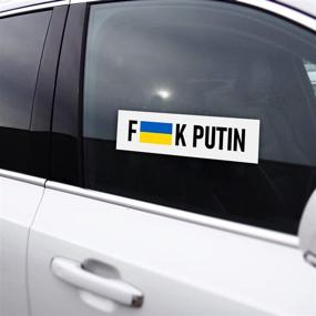 img 2 attached to MAGA I Stand with Ukraine: Support Ukraine Decal in Ukrainian Flag Colors - 10 PCS