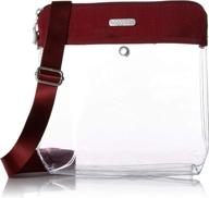 👜 baggallini clear pocket compliant crossbody: stylish women's handbags & wallets in crossbody bags logo