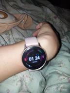 img 1 attached to SAMSUNG Galaxy Watch Active2 (Aqua Black, R820-44mm) 📱 with Bluetooth, Silicon Strap, and Aluminum Bezel - International review by Taufik Opekg ᠌
