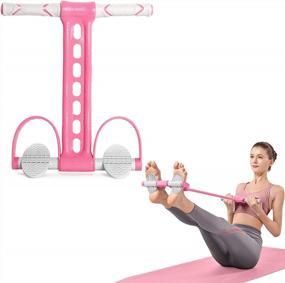 img 4 attached to Get Your Body In Shape With Pedal Resistance Bands - Ideal For Physical Therapy, Yoga, And Home Workouts