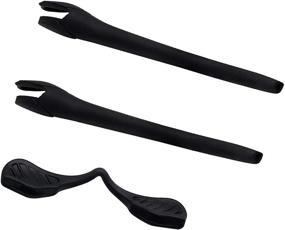 img 3 attached to Replacement Earsocks Nosepieces Rubber Sunglass Men's Accessories ... Sunglasses & Eyewear Accessories