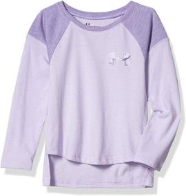 img 3 attached to Under Armour Little Girls Sleeve Girls' Clothing ~ Active