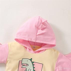 img 2 attached to TIMOGG Toddler Sweatshirts Dinosaur Pullover Apparel & Accessories Baby Boys