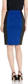 img 1 attached to 👗 Women's Clothing: Star Vixen Slimming Colorblock Houndstooth Skirts