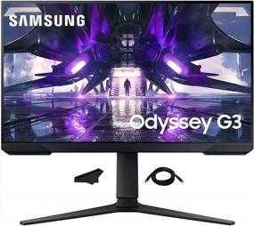 img 4 attached to 🖥️ High Performance SAMSUNG Flagship Borderless Adjustable Kwalicable 24" Monitor - 1920X1080P, 144Hz, Anti Glare Screen