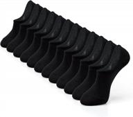 idegg унисекс бесшовные невидимые носки с антискользящим покрытием, низкого выреза, для мужчин и женщин логотип