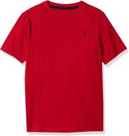 nautica short sleeve solid shirt boys' clothing ~ tops, tees & shirts logo