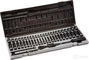 img 2 attached to 🔧 Grey Pneumatic (89653CRD) 1/4" Drive 53-Piece 6-Point Fractional and Metric Socket Set Duo