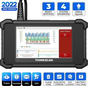 img 4 attached to 2022 THINKCAR ThinkScan SR4 OBD2 Scanner: ABS, SRS, ECM, TCM 🔍 Diagnostic Tool with MIL Turn Off, Oil/SAS/EPB Reset & Free Lifetime Updates