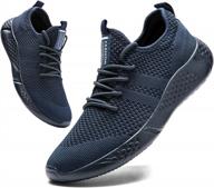 lightweight lace up sports shoes for men - perfect for running, gym and walking логотип