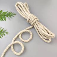 🧶 versatile 1/4” nature hemp rope: ideal for cat trees, diy scratching posts, crafts, gardening, and home decorating logo