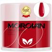 professional 2oz morovan red acrylic powder for nail extension - polymer nail powder ideal for acrylic nails logo