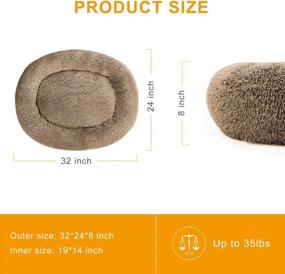 img 3 attached to Ultimate Comfort With PUPPBUDD'S Self-Warming Faux Fur Dog Bed - Perfect For Small Dogs Up To 35Lbs
