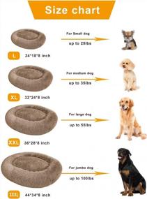 img 2 attached to Ultimate Comfort With PUPPBUDD'S Self-Warming Faux Fur Dog Bed - Perfect For Small Dogs Up To 35Lbs