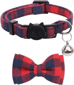 img 1 attached to Lamphyface Collar Breakaway Adjustable Safety Cats - Collars, Harnesses & Leashes