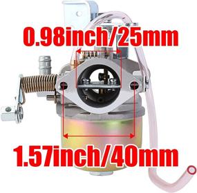 img 2 attached to QAZAKY Carburetor for EZGO Gas Club Car Golf Cart 2-Cycle Stroke Robin Engine Marathon Carb - Compatible with 17563 18342G1 18342-G1 26645-G01 20071G1 20071-G1 26645G01 - 1981 1982 1983 1984 1985 1986 1987