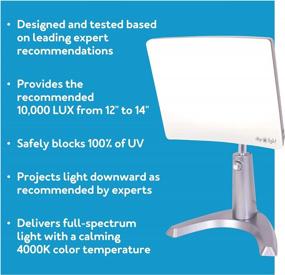 img 3 attached to Day-Light Classic Plus: светодиодная лампа Sun Therapy мощностью 10 000 люкс для яркого настроения и терапии солнечным светом
